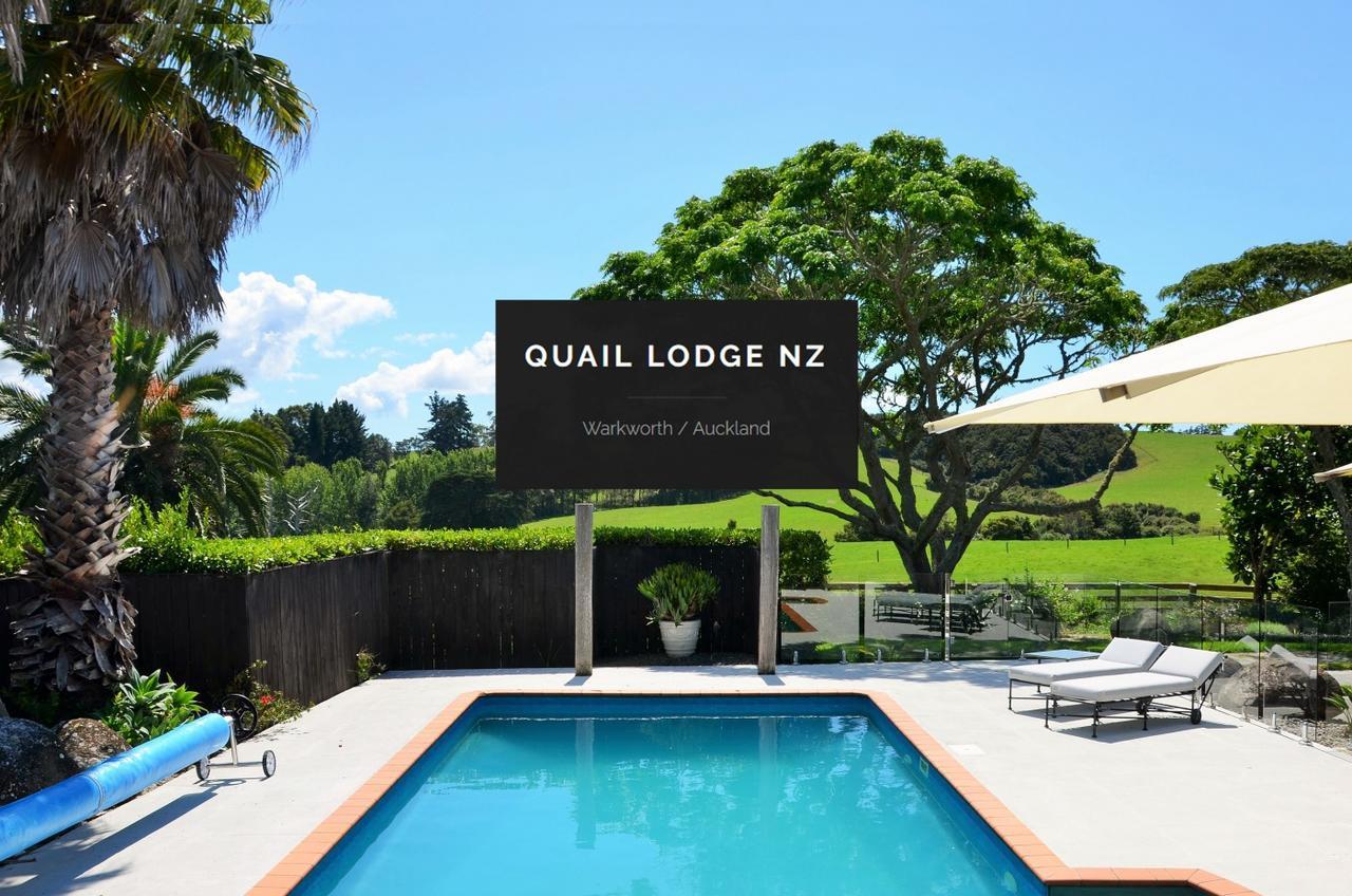 Quail Lodge Nz Snells Beach Eksteriør billede